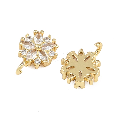 Brass Micro Pave Cubic Zirconia Pendants KK-A269-17G-1