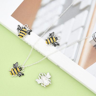 Alloy Enamel Pendants X-ENAM-P134-1-1