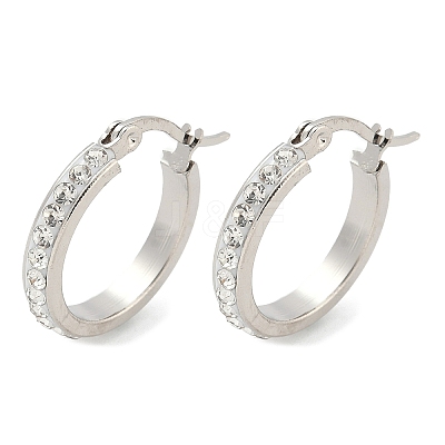 304 Stainless Steel Hoop Earrings LS-EJEW-N0031-11P-1