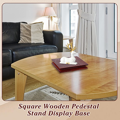 Wood Display Pedestals WOOD-WH0034-78B-1
