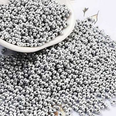 Baking Paint Glass Seed Beads SEED-A033-04L-1