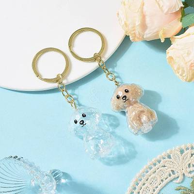 Iron Plastic Keychains KEYC-FZC0001-001A-G-1