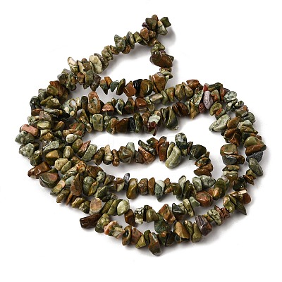 Natural Rhyolite Jasper Beads Strands GG-CBAC13F-B01-01-1
