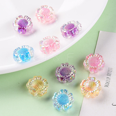 Transparent Acrylic Beads TACR-S152-10B-1