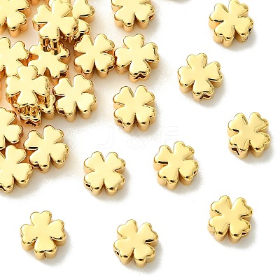 SHEGRACE Brass Clover Beads XGRPCU725-301G-1