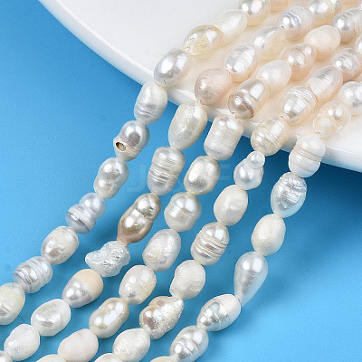 Natural Cultured Freshwater Pearl Beads Strands PEAR-N012-05F-1