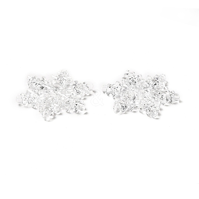 Christmas Transparent Acrylic Connector Charms TACR-P003-01B-1