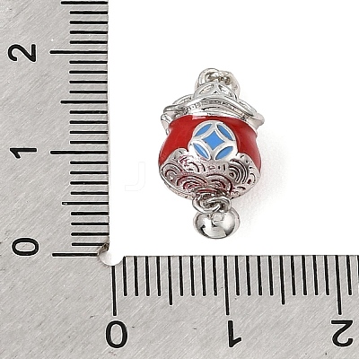 Brass Enamel Magnetic Clasps KK-C066-25P-1