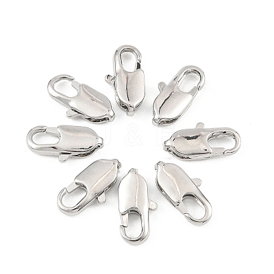 SHEGRACE Brass Lobster Claw Clasps XGR0006P-07P-1