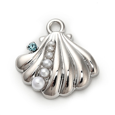 Alloy Rhinestone Pendants FIND-A051-06P-1
