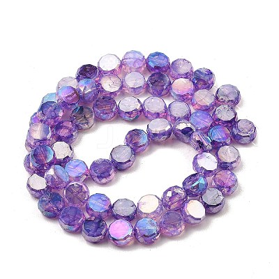 Imitation Jade Glass Beads Strands GLAA-P058-05A-04-1