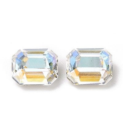 Light AB Style Glass Rhinestone Cabochons RGLA-J018-B-001LA-1
