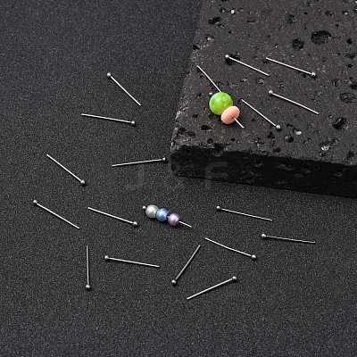 Non-Tarnish 304 Stainless Steel Ball Head pins X-STAS-R015-20mm-1