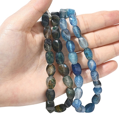 1 Strand Natural Dragon Veins Agate Beads Strands G-YW0002-59A-1