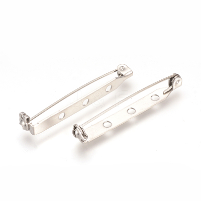 Tarnish Resistant 304 Stainless Steel Pin Brooch Back Bar Findings X-STAS-Q184-04-1