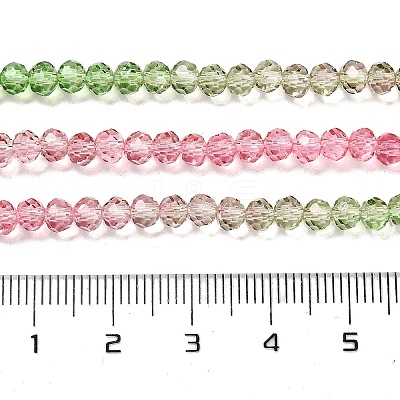 Transparent Painted Glass Beads Strands LS-DGLA-A034-T3mm-A18-1