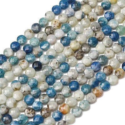 Natural Blue Azurite Beads Strands GG-CBA9631-D15-01-1