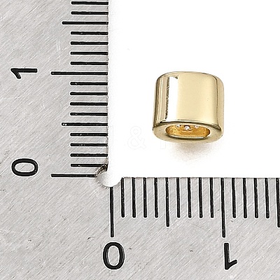 Brass Micro Pave Clear Cubic Zirconia Beads CU-CBAA19F-01G-F-1