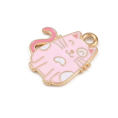 Valentine's Day Alloy Enamel Pendants ENAM-I084-01KCG-03-1