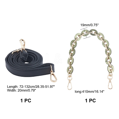 PU Leather Bag Tape FIND-PH0002-07-1