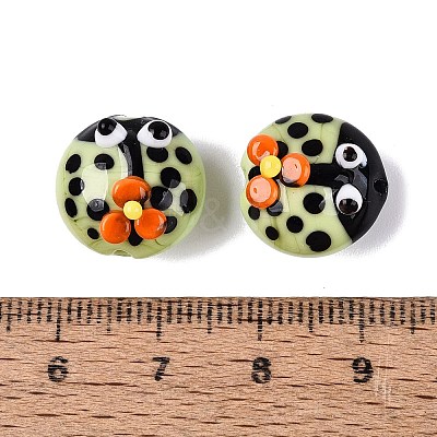Handmade Bumpy Lampwork Beads LAMP-Q039-15G-1