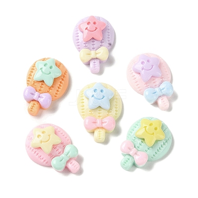 Opaque Resin Cabochons CRES-F030-01N-1