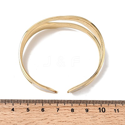 304 Stainless Steel Cuff Bangles BJEW-H635-05G-1