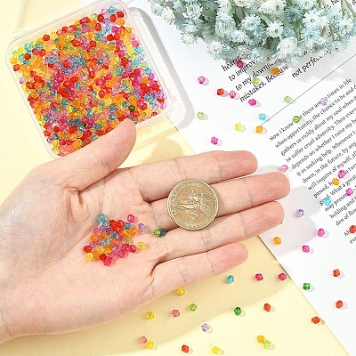 1000Pcs Transparent Acrylic Beads TACR-YW0003-44-1