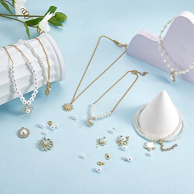DIY Imitation Pendant Necklace Making Kit DIY-SZ0009-24-1