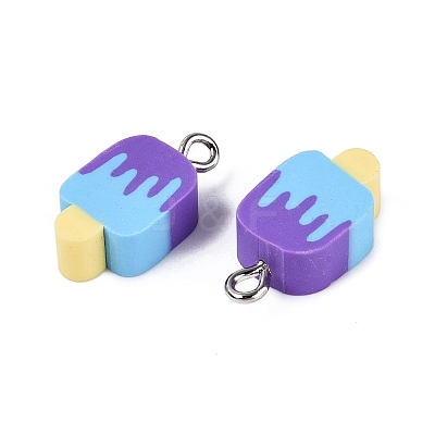 Handmade Polymer Clay Pendants CLAY-Q253-07P-09-1