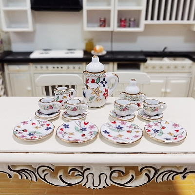 Mini Ceramic Tea Sets BOTT-PW0002-122B-1