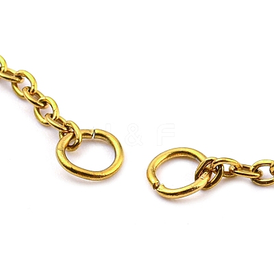 304 Stainless Steel Cable Chains Bracelet Making AJEW-P119-02G-1