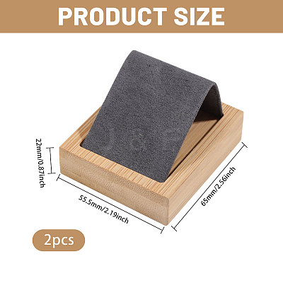Velvet Earring Display Stand ODIS-WH0086-102-1