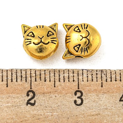 Tibetan Style Alloy Kitten Beads LS-TIBEP-GC178-AG-NR-1