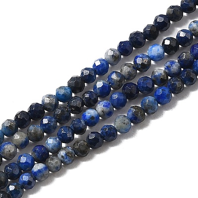 Natural Lapis Lazuli Beads Strands G-F509-14-2mm-1