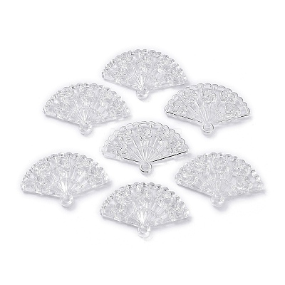Transparent Acrylic Pendants TACR-A004-07B-02-1