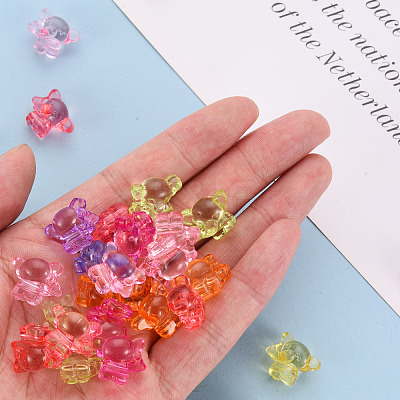 Transparent Acrylic Beads X-TACR-S154-48B-1