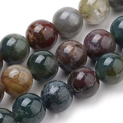 Natural Indian Agate Beads Strands G-S259-31-10mm-1