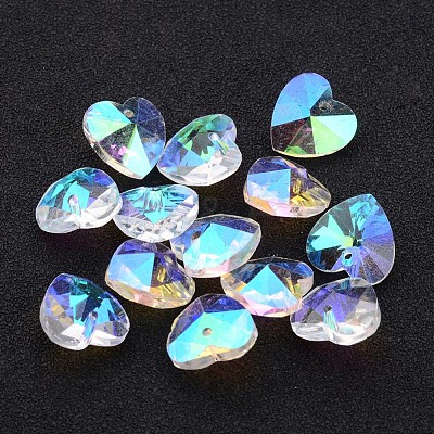 Valentine's Day Glass Pendants GB002AB-1
