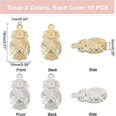 Brass Pendants KK-FH0003-90-1