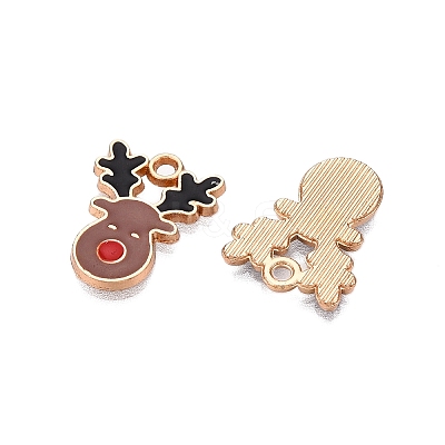 Alloy Enamel Pendants ENAM-S121-013B-1