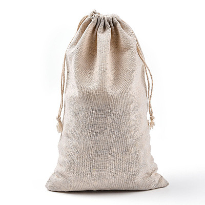Cotton Packing Pouches Drawstring Bags ABAG-R011-20x30-1