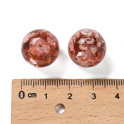 Transparent Resin with Paillette Beads RESI-G110-02B-1