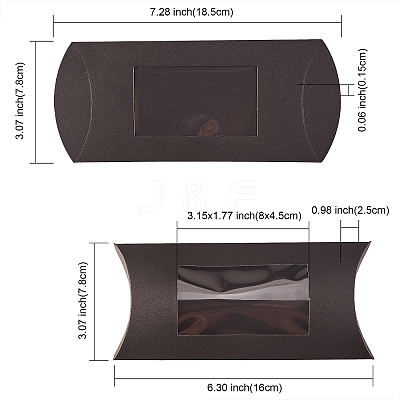 Kraft Paper Pillow Candy Box CON-CJ0001-11A-1