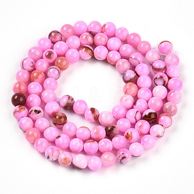 Natural Persian Jade Beads Strands G-A255-A02-04G-1