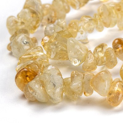 Natural Citrine Beads Strands G-F703-04-1