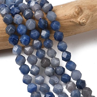 Natural Blue Aventurine Beads Strands G-Z119-A38-01-1