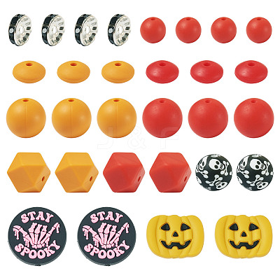 Halloween DIY Beads Findings Kits DIY-TA0014-47B-1