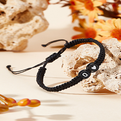 1Pc Adjustable Nylon Cord Braided Bracelets for Women Men BJEW-LP0001-31A-O-1