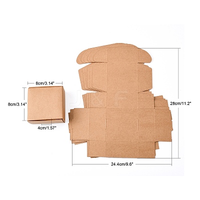 Kraft Paper Gift Box CON-K003-02A-01-1
